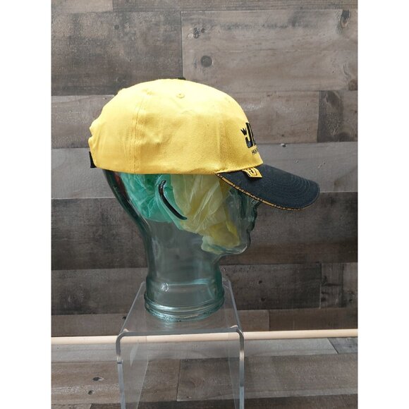 Jegs High Performance Jegs.com Yellow And Black Embroidered LogoHook n Loop Hat - Picture 2 of 7